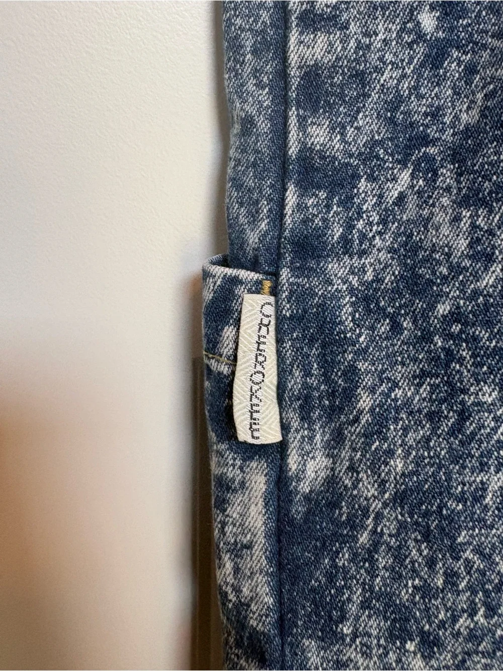 Vintage High-Rise Cherokee Dark Acid Wash Denim Shorts Elastic Waist sz Large